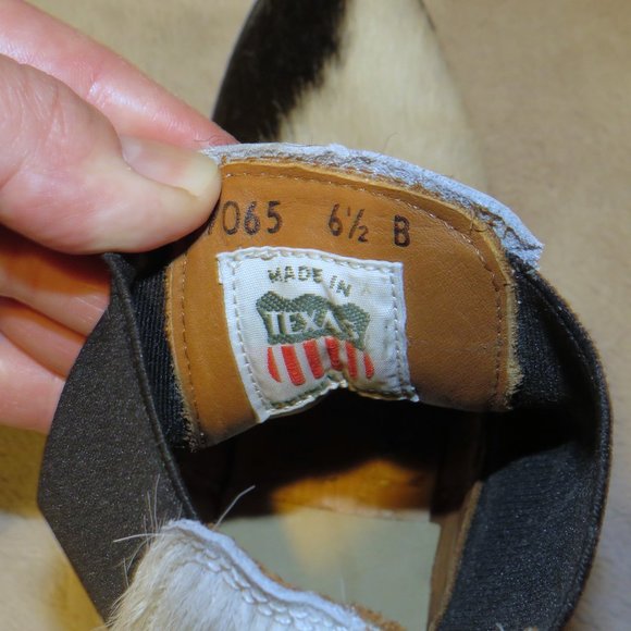 Ralph Lauren RRL Women's Black Hair on Hide Plainview Chelsea Boots 6.5 B NWB - Picture 10 of 13